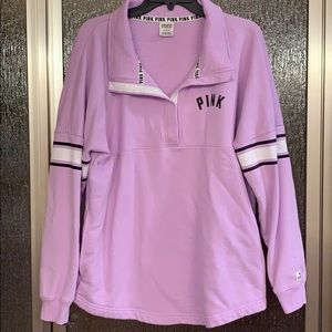 PINK purple long sweatshirt